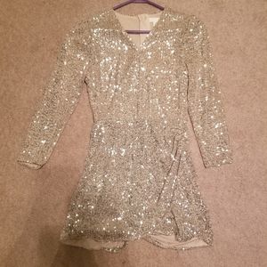 Gold sparkle dress